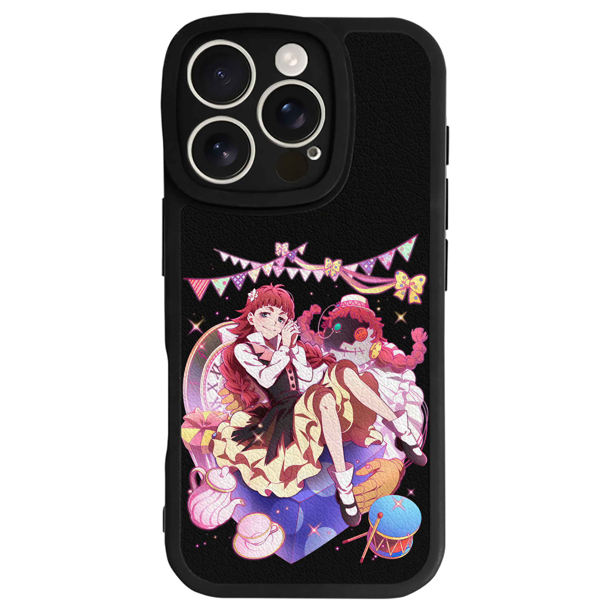 （画像用） 文豪ストレイドッグス Bungo Stray Dogs 【iPhone 16シリーズ対応】シリコンスマホケース（レザー調） 材質：シリコン